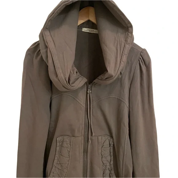 Prairie Underground Long Cloak Hoodie~ Cement - Picture 4 of 8